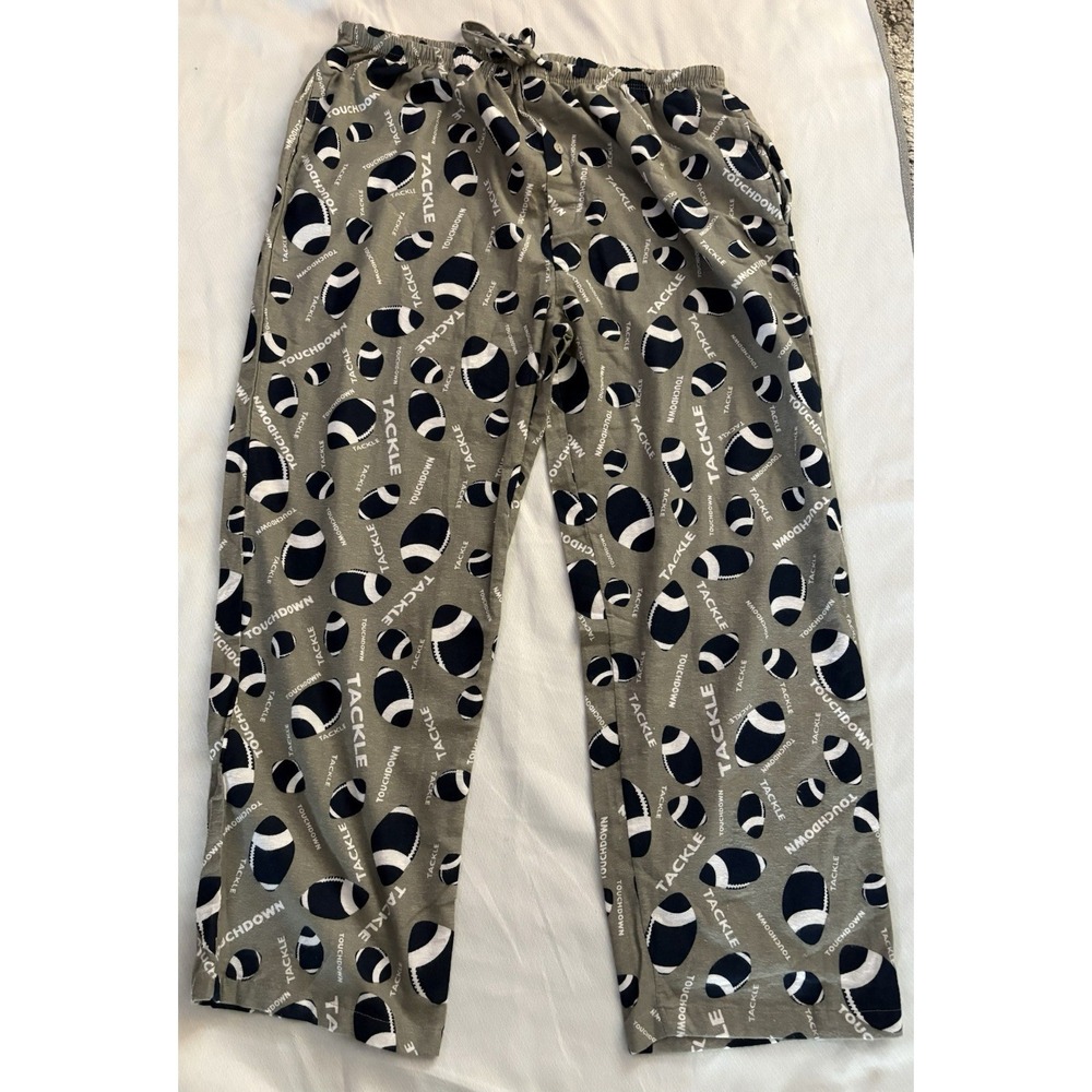 Cozee Corner lounge pants size 2XL football drawstring pajama